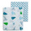 SWADDLE SET 2 ST 120X120 EKHORN GREEN 20