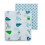 SWADDLE SET 2 ST 70X60CM EKHORN 20