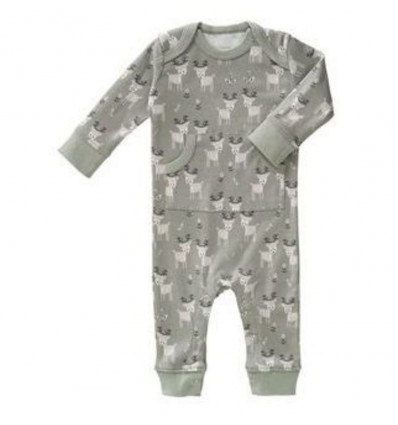 PYJAMA ZONDER VOET DEER FOREST GREEN