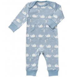 PYJAMA ZONDER VOET FOX BLUE SIZE 0-3M 20