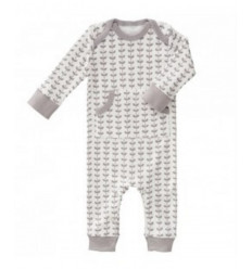PYJAMA ZONDER VOET LEAVES GREY 6-12M 20