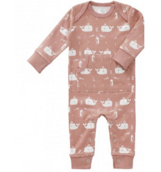 PYJAMA MET VOET WHALEMELLOW ROSE 3-6M 20