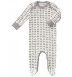 PYJAMAMET VOET LEAVES GREY SIZE 0-3M 20