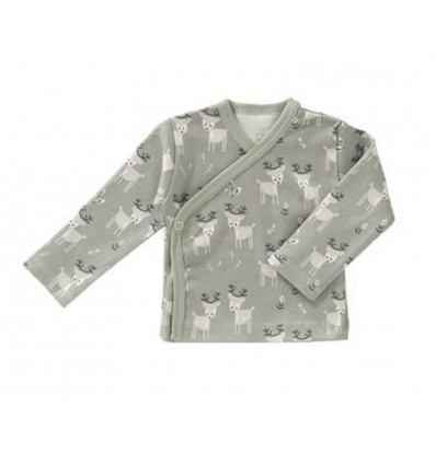 WIKKELVESTJE DEER FOREST GREEN SIZE 0-3