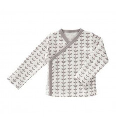 WIKKELVESTJE LEAVES GREY SIZE 3-6M 20