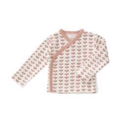 WIKKELVESTJE LEAVES MELLOW ROSE SIZE 3-6