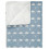 LEDIKANTDEKEN 100X150 WHALE BLUE FOG 20