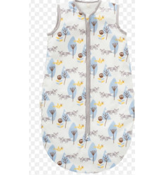SLAAPZAK GEVOERD FOX BLUE SIZE: 6-12 M 6