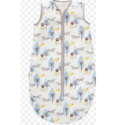 SLAAPZAK GEVOERD FOX BLUE SIZE: 6-12 M 6