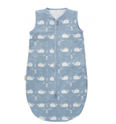 SLAAPZAK GEVOERD WHALE BLUE FOG SIZE: 6-