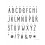 LIGHTBOX LETTER SET ABC BLACK 21