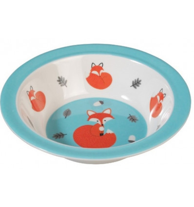 MELAMINE BOWL RUSTY THE FOX 6