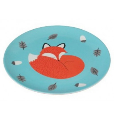 MELAMINE PLATE RUSTY THE FOX 6