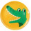 CROCODILE MELAMINE PLATE 6