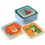 SET OF 3 COLOURFUL CREATURES SNACK BOXES