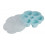 MULTI PORTIES SIL 6X150ML BLAUW 243