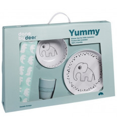 DOTS YUMMY DINNER SET BLUE 9