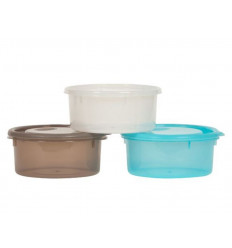 B-BOWLS 730ML 3PCS WIT-GRIJS-BLAUW 25
