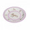 PLATE WITH SILICONE LELA LIGHT PINK 6