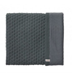 ESSENTIALS HONEYCOMB BLANKET ANTHRACITE