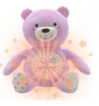 KNUFFEL PROJECTOR BABY BEAR ROZE 24