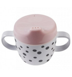 DOTS 2 HANDLE SPOUT CUP POWDER 21