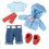 DRESS SET JEANS LAURINA 38 CM 1