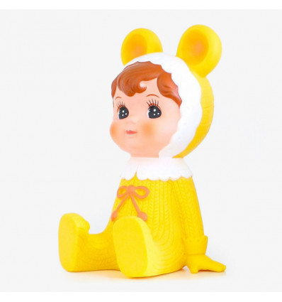 WOODLAND DOLL MONEY BOX YELLOW 6