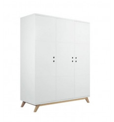 3-DEURSKAST LYNN WIT/NATUREL 202