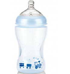 STANDAARD PP FLES BLAUW 330 ML 7