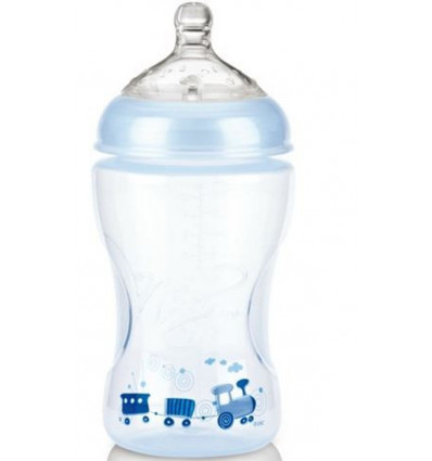 STANDAARD PP FLES BLAUW 330 ML 7