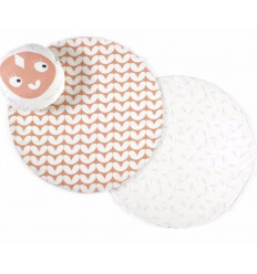HOUSSE HEARTS/PINENEEDLE PINK-GREY 6