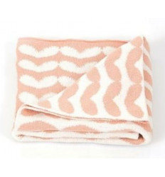 BLANKET HEARTS PINK 6