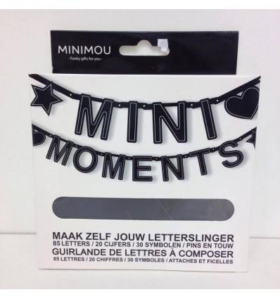 NL-FR LETTERBANNER MINI MOMENTS 20