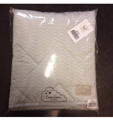 BABY BLANKET GREY WAVE OCS 6