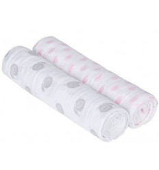 SWADDLE & BURB BLANKET XL 2PCS SWEET