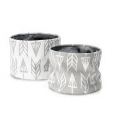 MINI BASKETS ARROWS GREY 6