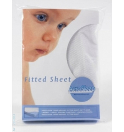 AEROSLEEP FITTED SHEET ECRU 40X80 22
