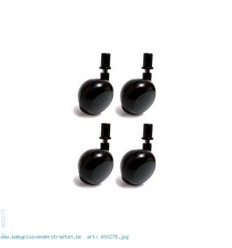 WIELENSET WIT 4 WIELEN MET REM 211