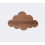CLOUD LAMP SMOKED OAK 6