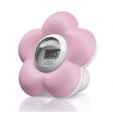 DIGITALE BADTHERMOMETER BLOEM ROZE 20