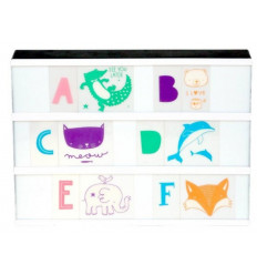 LIGHTBOX LETTER SET ABC PASTEL 21