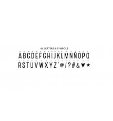 LIGHTBOX LETTER SET BASIC BLACK 21