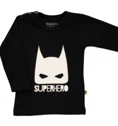 T-SHIRT LM SUPERHERO ZWART 7