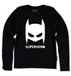T-SHIRT LM SUPERHERO ZWART 7