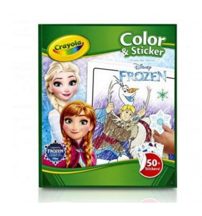 FROZEN 2 KLEUR/STICKERBOEK 21