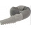 KNITTED CUSHION SLEEPY CROC GREY 211