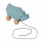 WOODEN PULL-ALONG TOY RHINO CLOUD 201