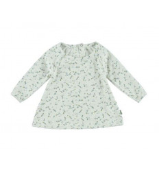 HAPPY ORGANIC NB DRESS OFF WHITE