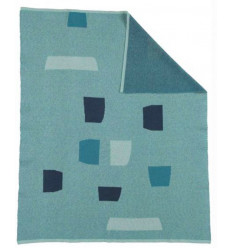 STONE BLANKET COT BLUE 6